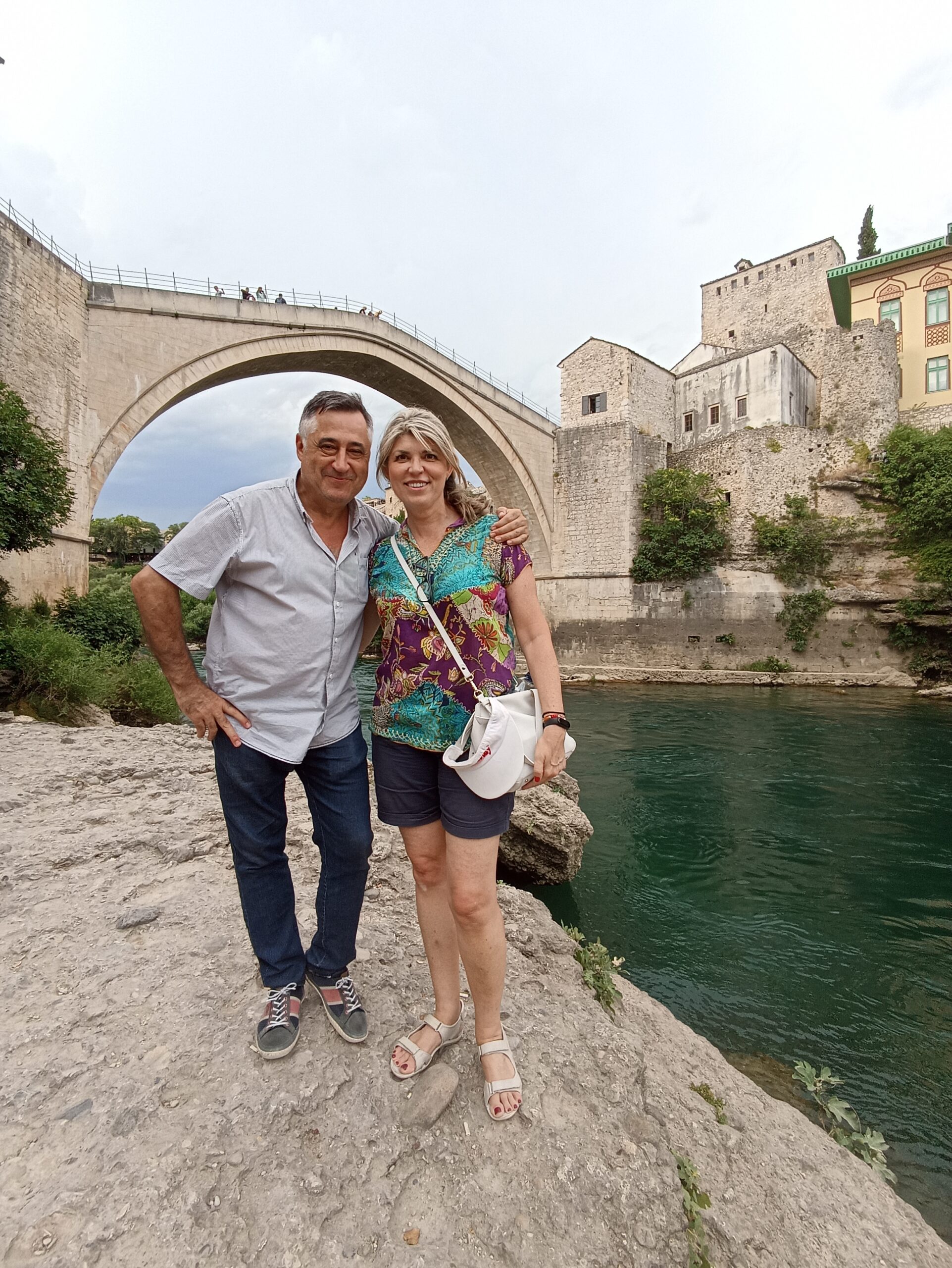 Gervasio Sánchez y Marta Wuerol en Mostar